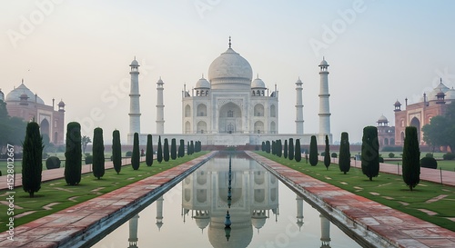 Majestic Taj Mahal A Breathtaking View of Indian Architectural Marvel