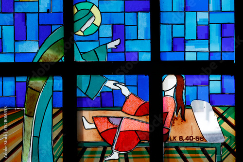 Fotografie Kon Tum Cathedral, also known as Wooden Church