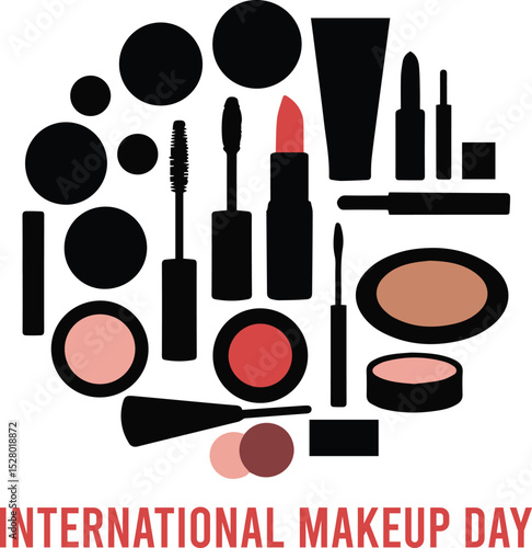 International Makeup Day Celebration with Cosmetic Products