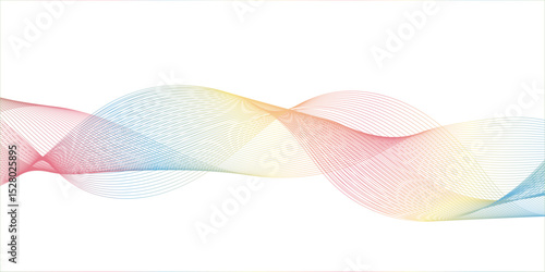 	
abstract blue redwave line on the white background image unique pattern graphics element modern summer creative gradient effect on the line vector illustration futuristic technological canvas templa