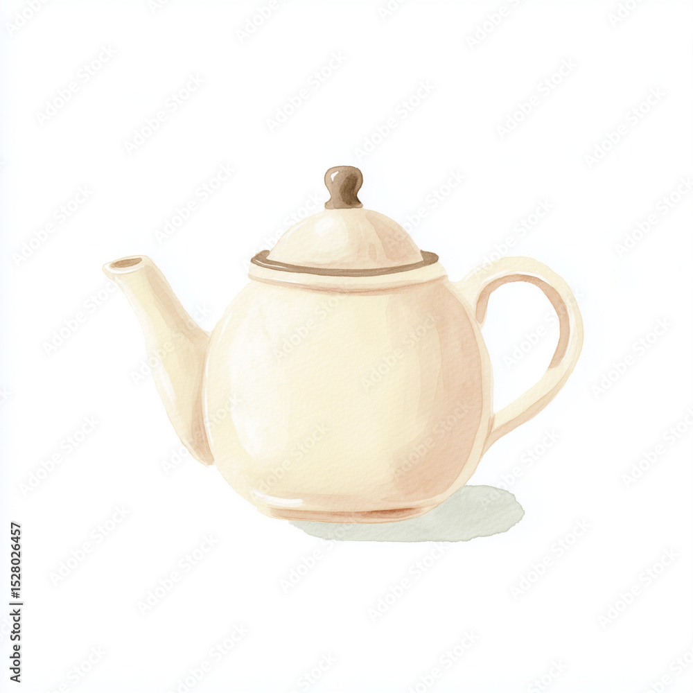 Obraz premium teapot isolated on white background
