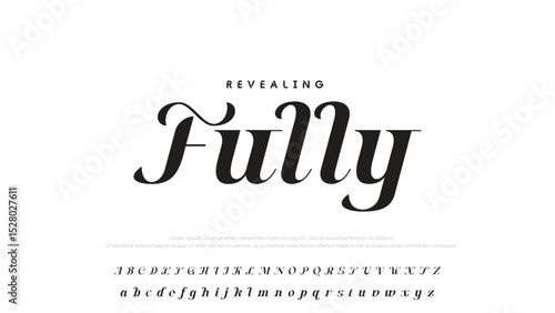 Luxury alphabet letters font and number. Typography elegant wedding classic lettering serif fonts decorative vintage retro concept. vector illustration