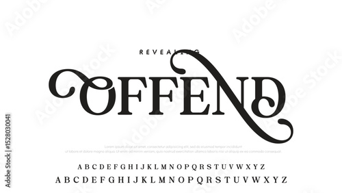 Luxury alphabet letters font and number. Typography elegant wedding classic lettering serif fonts decorative vintage retro concept. vector illustration