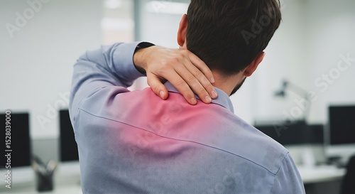 Strained Neck and Shoulder Pain in Office Setting
