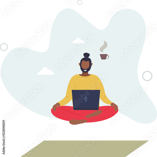 Business guru or expertise, professional advisor or consultant, smart thinking to solve problem concept, character life .