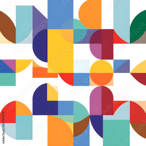 colorful abstrac seamless pattern 