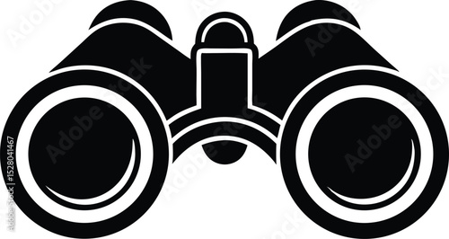 binoculars isolated vector