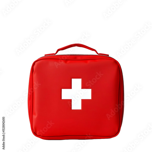 Wallpaper Mural first aid kit isolated, Red First Aid Kit with White Cross, Emergency Medical Bag Isolated on White Background Torontodigital.ca