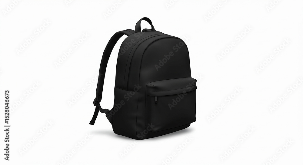 Fototapeta premium black bag isolated on white