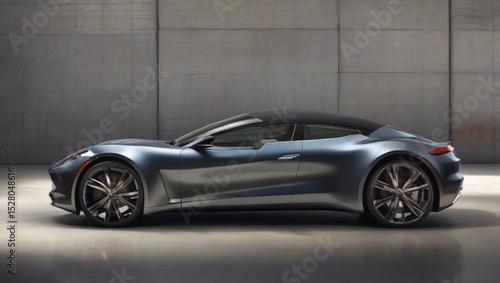 silver sports car