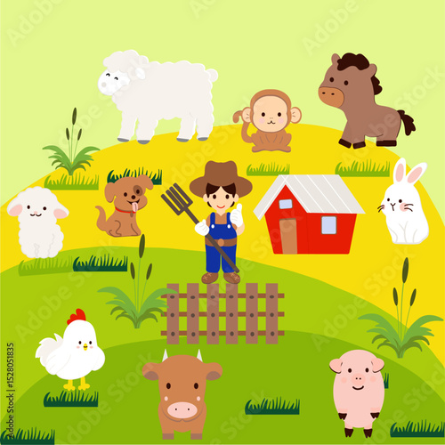 farm animals set