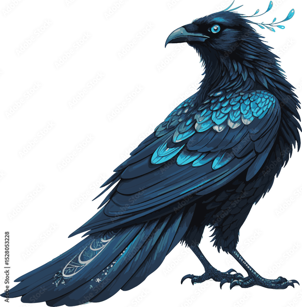 Fototapeta premium big crow pekoe in American