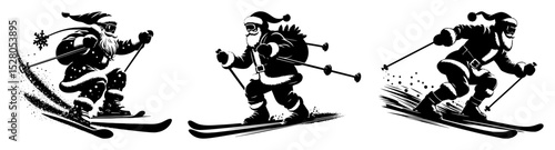 skiers racing downhill
