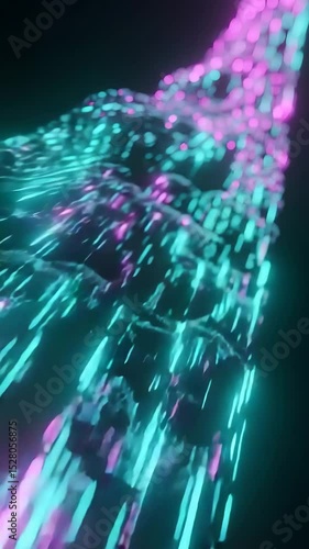fragmented light particle stream, fragmented light particle stream, fragmented light particle stream