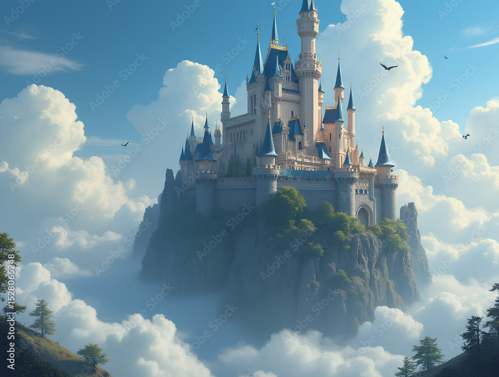 Fototapeta premium church in the sky