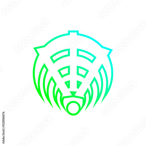 Dynamic Beast Logo Modern Brand Power