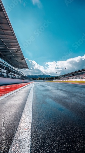 formula 1 track with copy space vertically 9:16