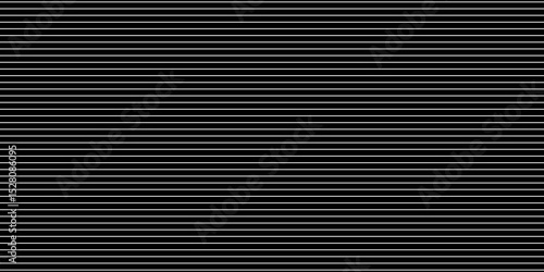 Horizontal line pattern. From thin line to thick. Parallel stripe. Black streak on white background. Straight gradation stripes. Abstract geometric patern.