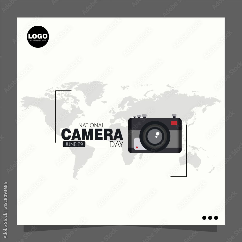 Obraz premium National Camera Day, celebrated on June 29th, honors the invention of the camera and its role in capturing memories.
