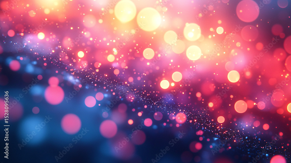 Colorful Abstract Bokeh Background with Glitter and Light Effects Colorful Abstract Bokeh Background with Glitter and Light Effects