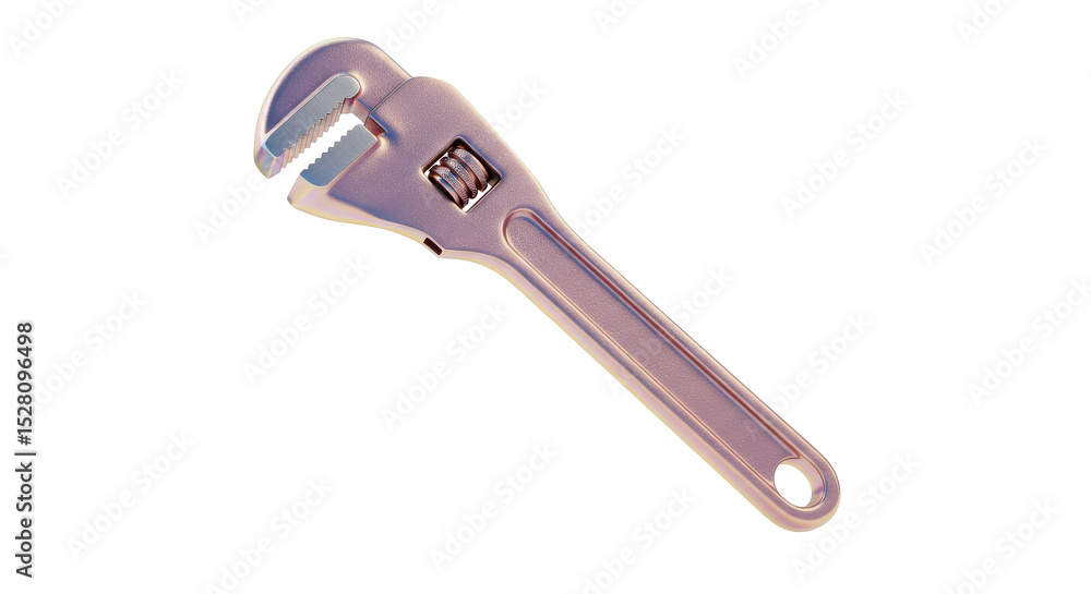 Isolated Adjustable Wrench Spanner Tool Isolated Adjustable Wrench Spanner Tool