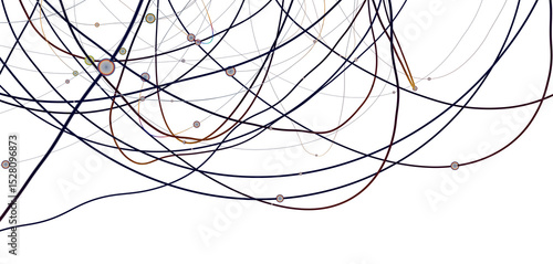 Multi color connected lines...