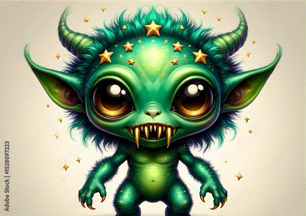 Three-Eyed Alien Star Fur Three-Eyed Alien Star Fur