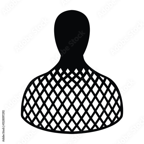 3d rendered illustration of a human head with red hair