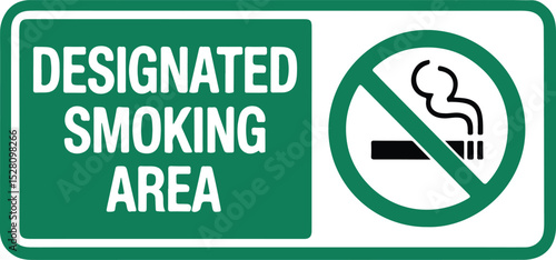 Designated Smoking Area Sign Guidelines for Smokers