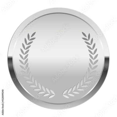 Silver award medal for sport and games