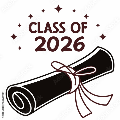 Qualityfull Senior Class of 2026 & vector art 