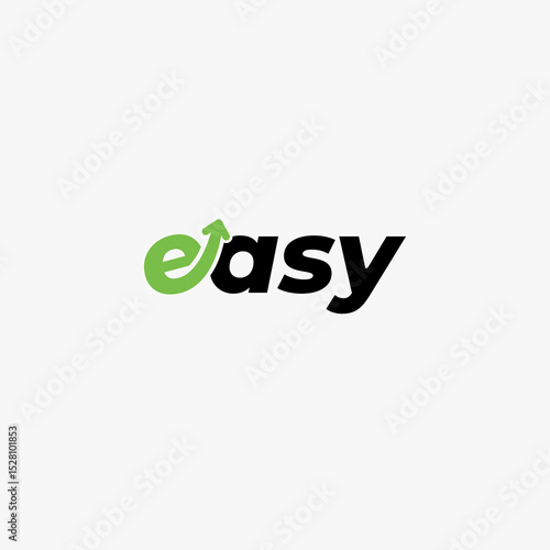 Easy logo with vectorized gre...