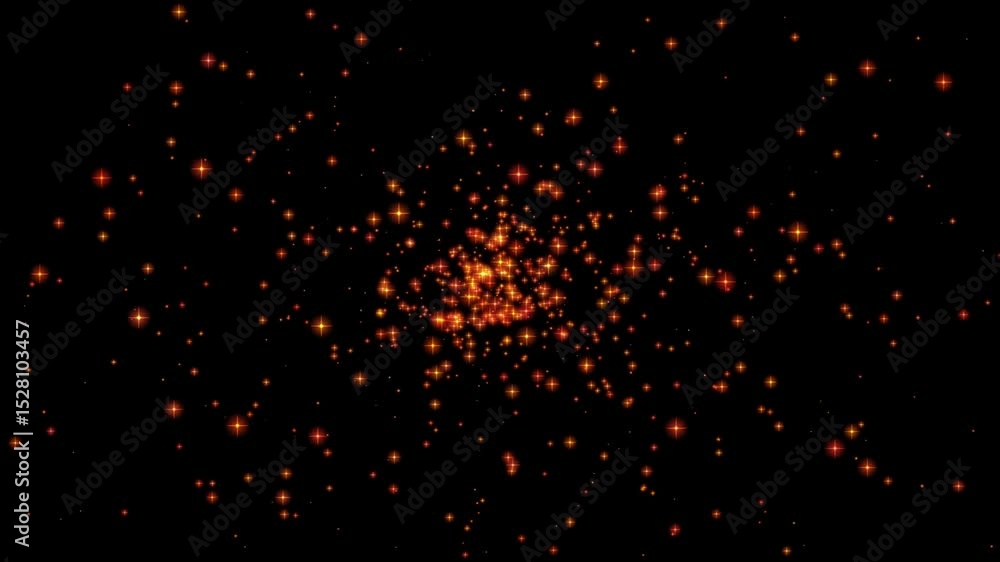 4K abstract background, Shiny particular animation.