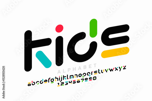 kids. Playful colorful orig...