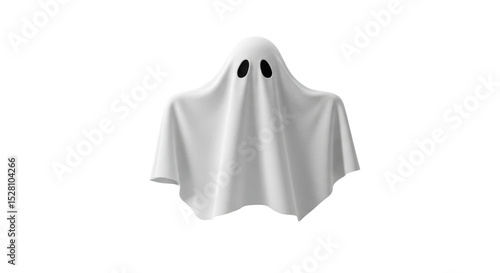 Isolated Ghost Spooky Spirit for Halloween Party