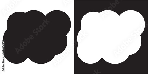 Cloud icon. Cloud weather sign collection. Vector illustration. EPS 10/AI