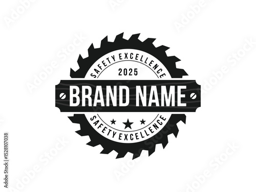 Woodworking logo, Carpentry, Sawmill design vector illustration, isolated on transparent background