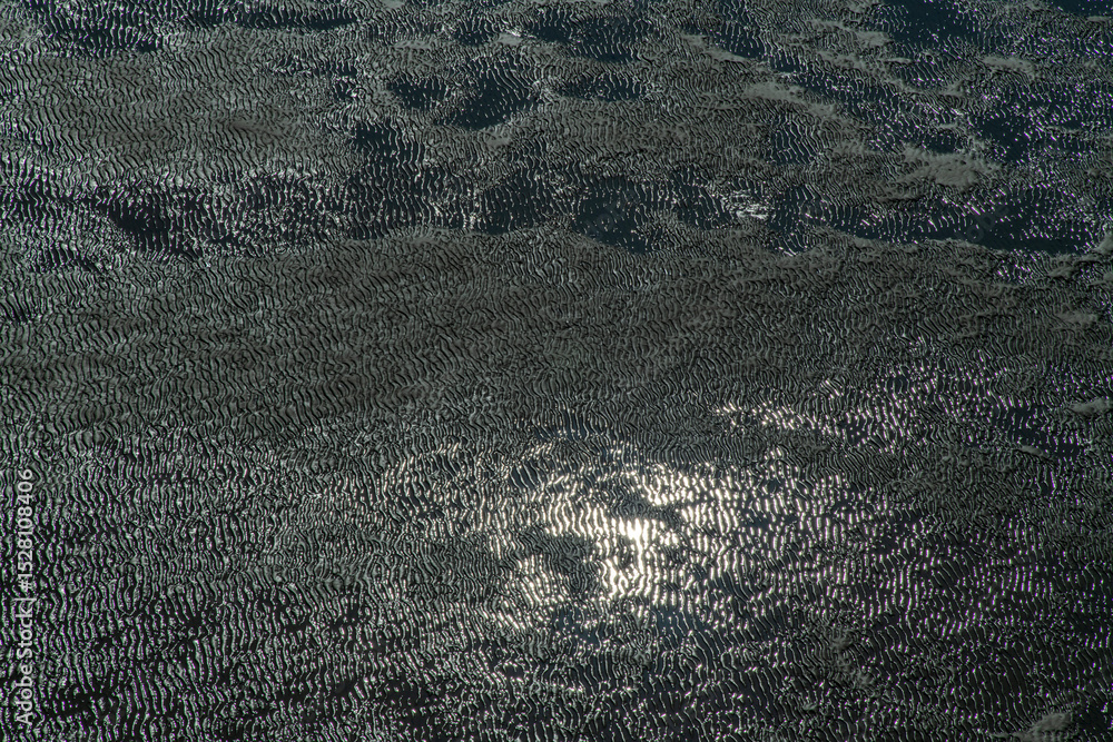 Naklejka premium high-angle view of the mud flat at the seaside