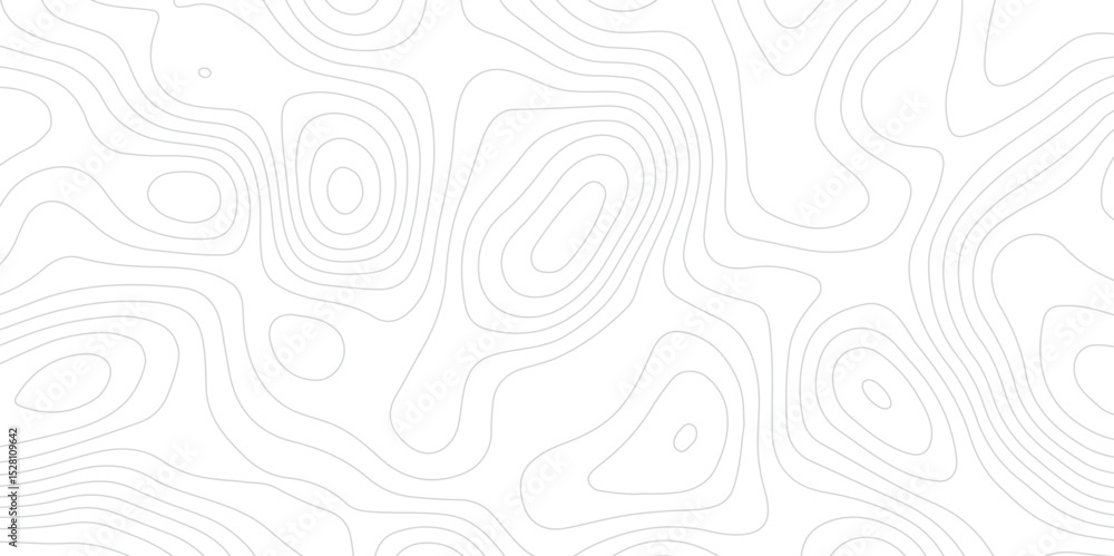 Topographic white and gery wavey contour line style map white background.
Topographic white and gery wavey contour line style map white background.