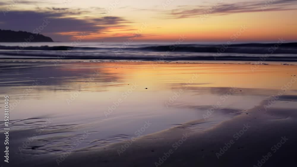 Sunrise on a peaceful beach Sunrise on a peaceful beach