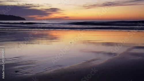 Wallpaper Mural Sunrise on a peaceful beach Torontodigital.ca