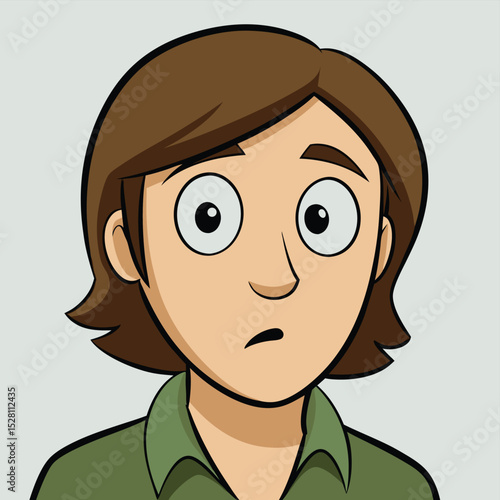 A person with an incredulous look, eyes wide, as if in utter disbelief or astonishment.