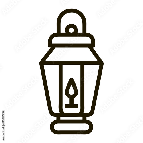 street lantern vector
