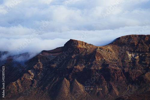 Teide volcano with clouds