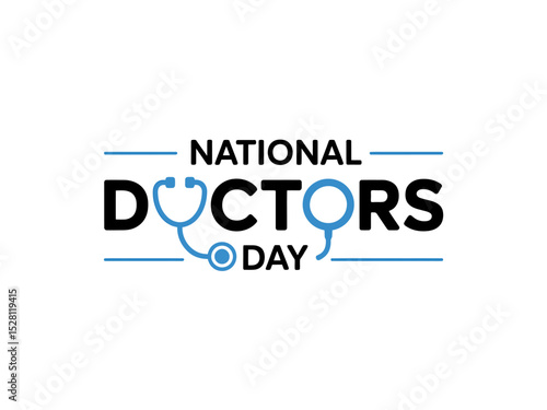 Celebrating National Doctors Day A Minimalist Logo Design
