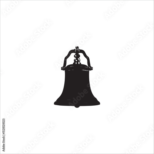 the bell is empty inside, with a maverick holder with a rod inside