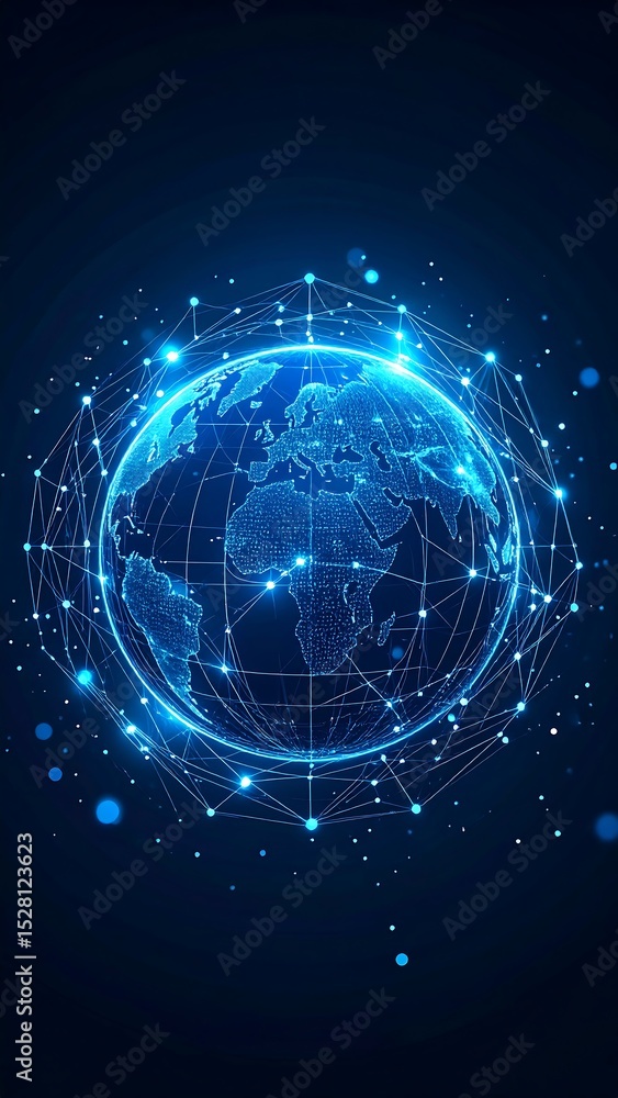 Obraz premium Global Network Connections.