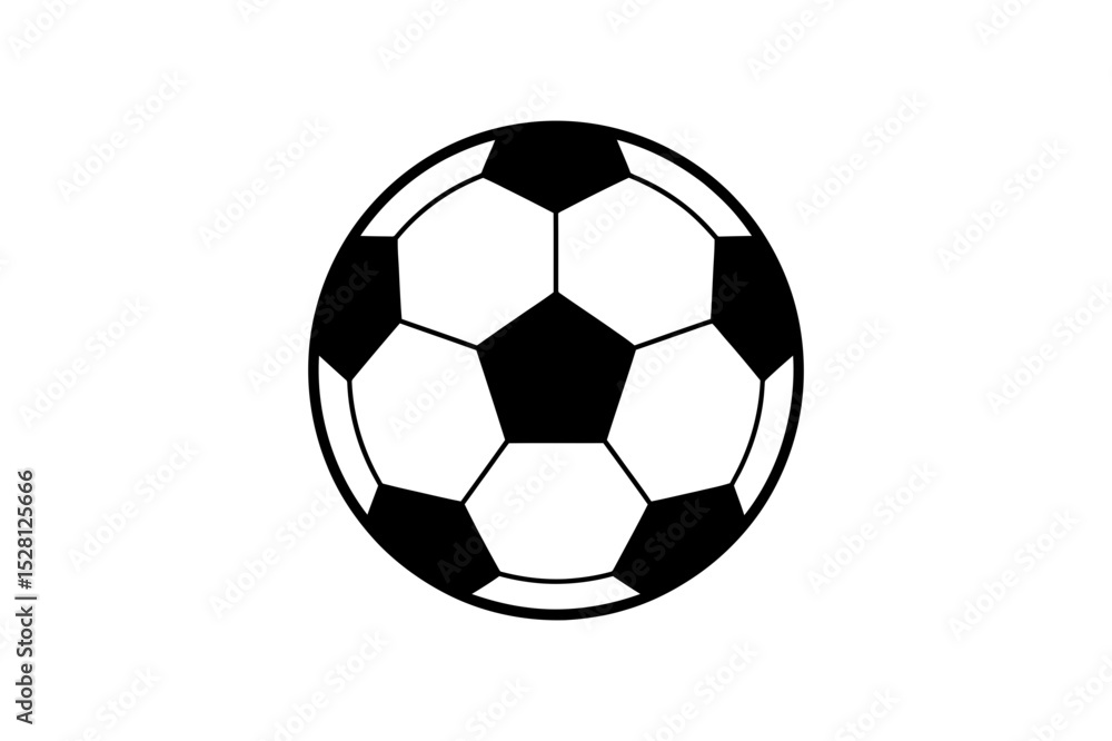 Soccer ball vector illustration sport equipment Soccer ball vector illustration sport equipment