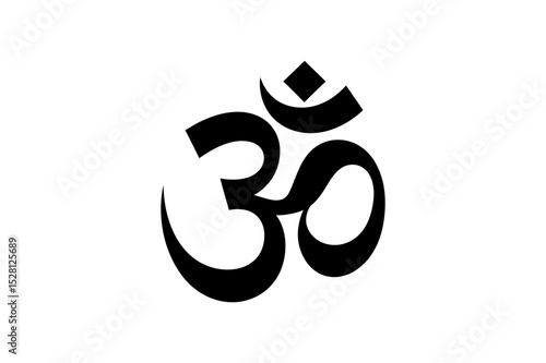 Om symbol hinduism yoga meditation spirituality art