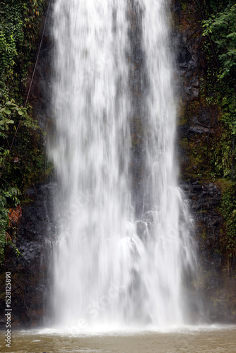 Pa Sy waterfall tourist area.  Mang Den. Vietnam.